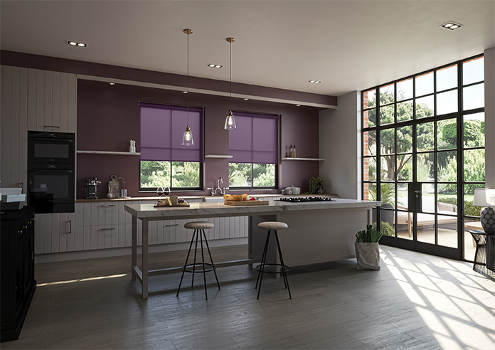Roma (FR), Grape - Twist&Fit Roller Blind - Image 7